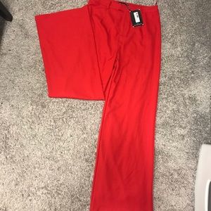 Red trousers